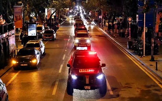 İstanbul’da ‘şehitlerimiz ve Filistin için yola çık’ konvoyu düzenlendi