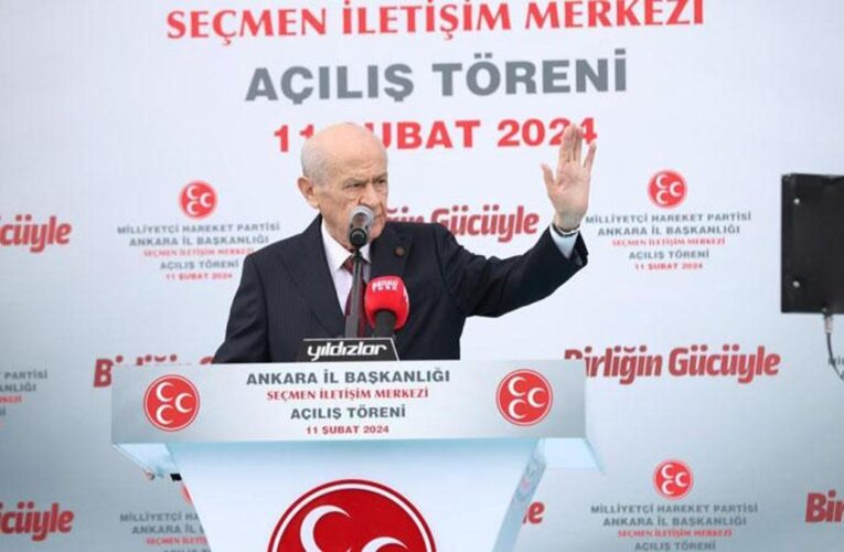 Bahçeli: Bugünkü CHP yönetimi, PKK’nın eline geçmiştir