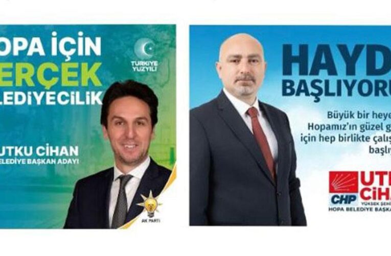 Hopa’da partiler farklı, başkan adaylarının adları aynı