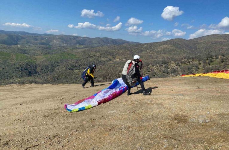 Alaşehir’e yamaç paraşüt sahası kazandırıldı