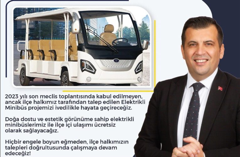 Babadağ’da elektrikli minibüs ile ücretsiz ulaşım başlayacak