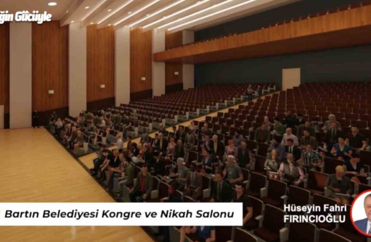 Bartın’a modern bir kongre ve nikah salonu