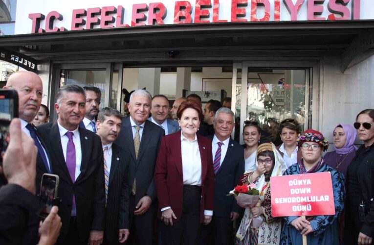 Başkan Atay, İYİ Parti Genel Başkanı Akşener’i ağırladı