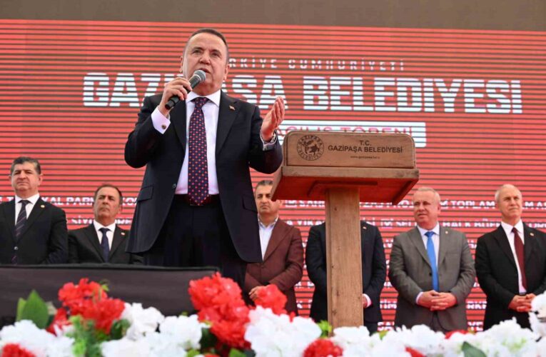 Başkan Böcek: “Gazipaşa’ya 925 milyon liralık yatırım yaptık”