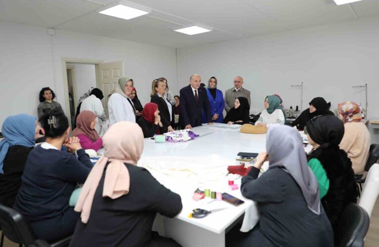 Başkan Özlü kursların yaygınlaştırılacağı müjdesini verdi