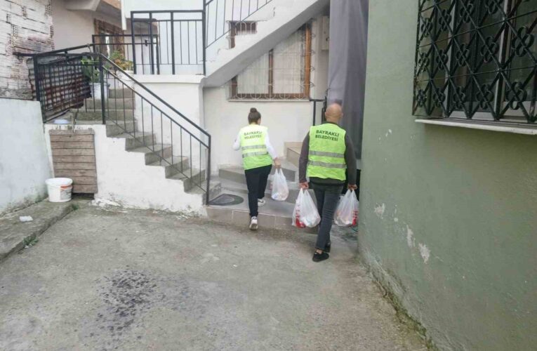 Bayraklı Belediyesinden Ramazan boyunca 13 bin kişiye iftar paketi