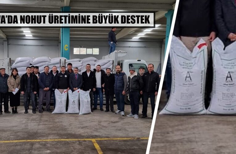 Beylikova’da nohut üretimine büyük destek