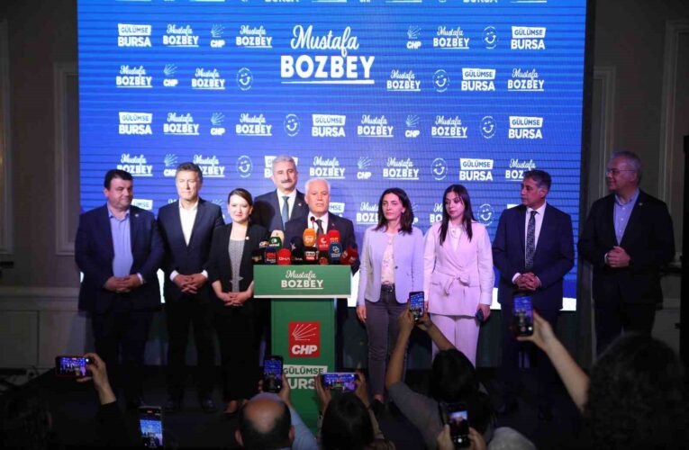 Bozbey: “Açılan yüzde 28 sandıkta 15 puan öndeyiz”