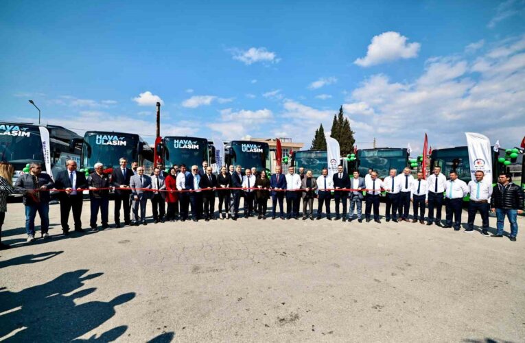 Denizli’nin ulaşım filosu 23 yeni otobüsle 291’e çıktı