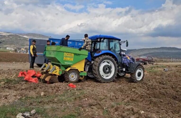 Diyarbakır’da patates ekimi başladı