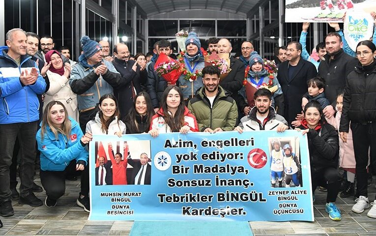 ETÜ’nün gururu Bingül kardeşler için karşılama töreni düzenlendi