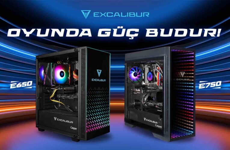 Exalibur E650 ve E750 oyun bilgisayarları binlerce konfigürasyon seçeneği sunuyor