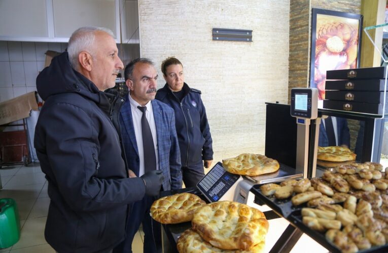 Fırın ve unlu mamuller üreten işletmeler denetlendi