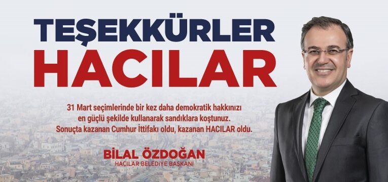 Hacılar’da Bilal Özdoğan kazandı