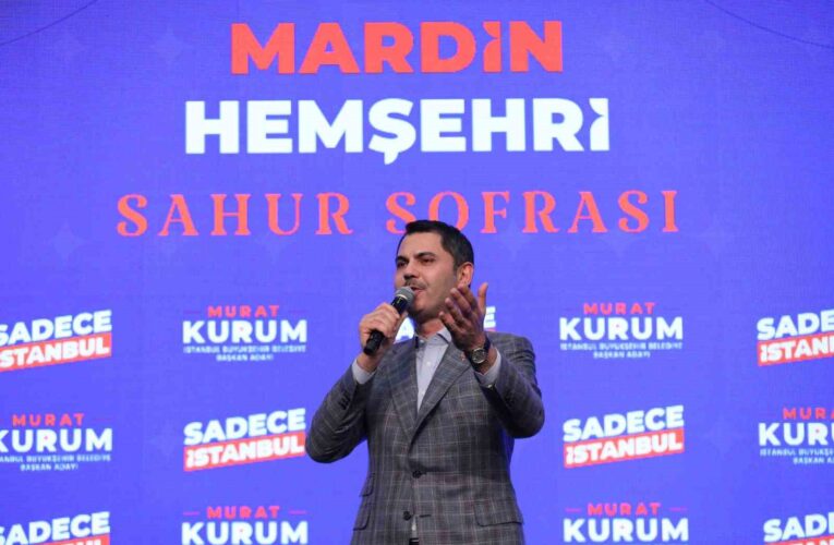 İBB Başkan Adayı Kurum: “Mardin inancın, hoşgörünün, kardeşliğin ve medeniyetlerin şehridir”