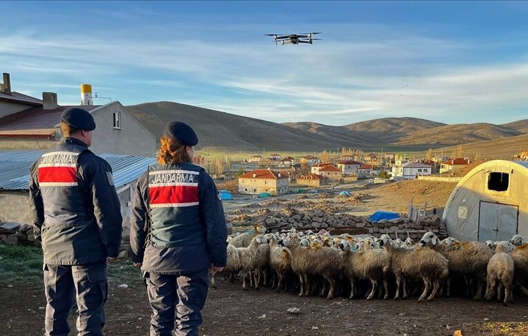 Kayseri’de kaybolan 150 küçükbaş hayvan dron yardımıyla bulundu