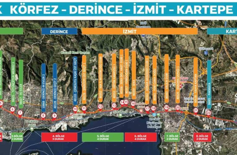 Kocaeli’nin yeni hattı 41K ilk seferine başlıyor