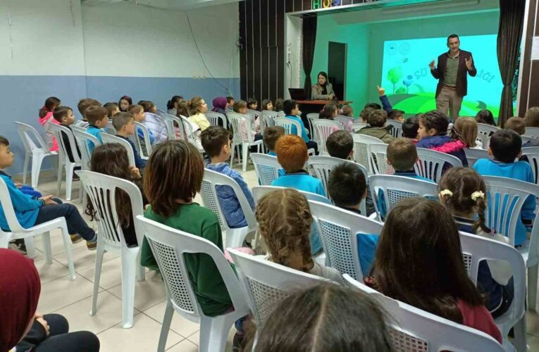 Kütahya’da minik öğrencilere su tasarrufu anlatıldı