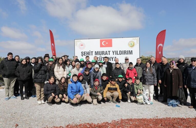 Kütahya’da orman şehitlerinin ismi hatıra ormanında yaşayacak