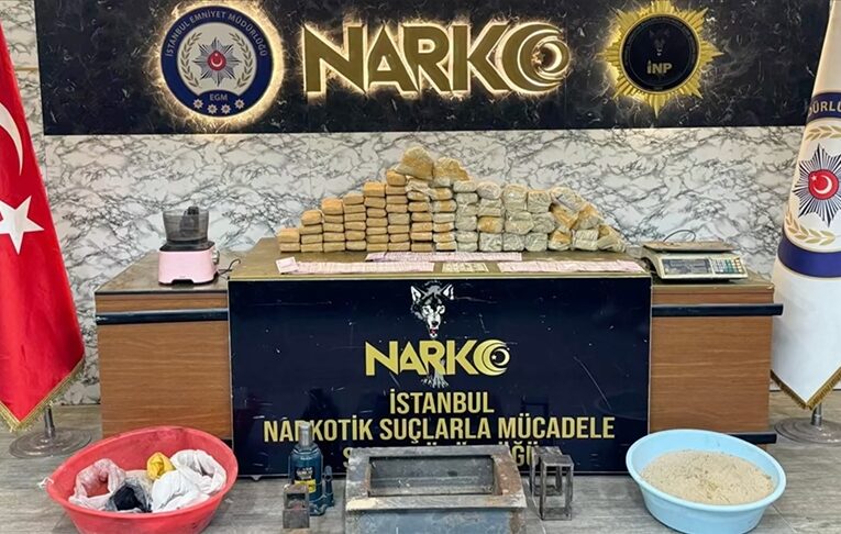 “Narkoçelik-6” operasyonlarında 245 kişi yakalandı, 654 kilogram uyuşturucu ele geçirildi