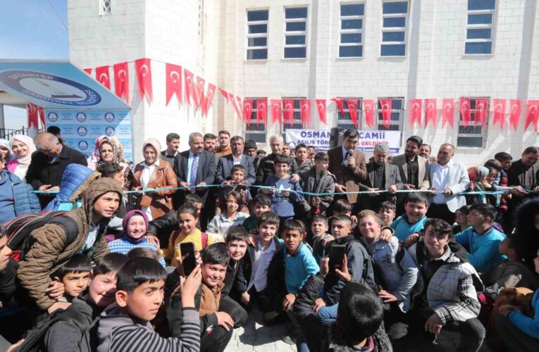 Şahinbey’de Osmangazi Camii hizmete açıldı