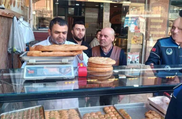 Salihli zabıtasından fırınlara gramaj denetimi