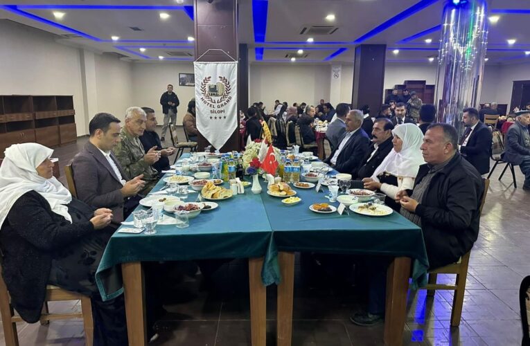 Silopi Kaymakamı şehit aileleri ve gazilerle iftarda bir araya geldi