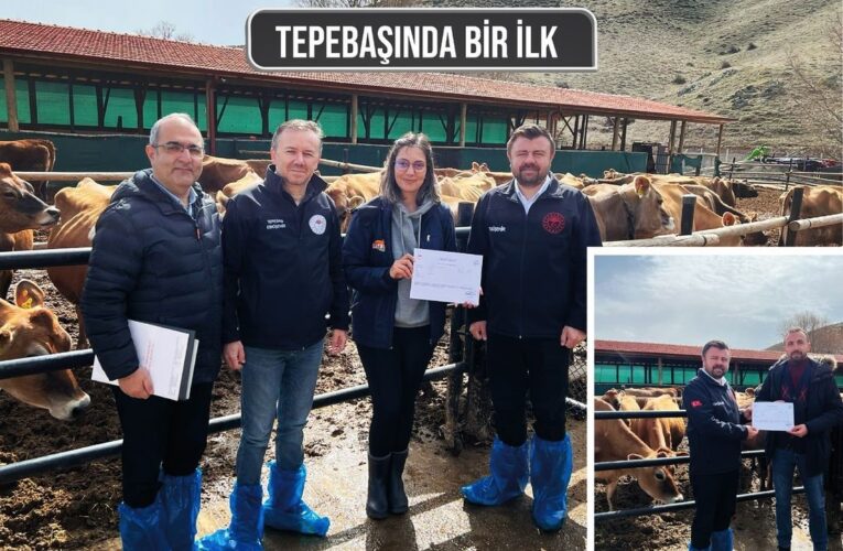 Tepebaşı’nda bir çiftlik Avrupa Birliği onaylı sertifikasını aldı