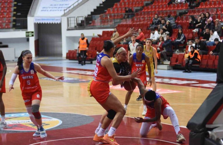 TKBL: Melikgazi Kayseri Basketbol:75 – BOTAŞ: 80