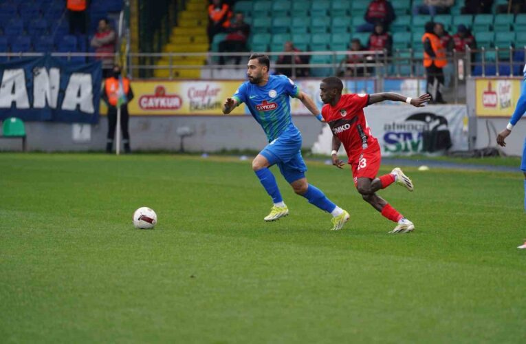 Trendyol Süper Lig: Çaykur Rizespor: 0 – Gaziantep FK: 0 (İlk Yarı)