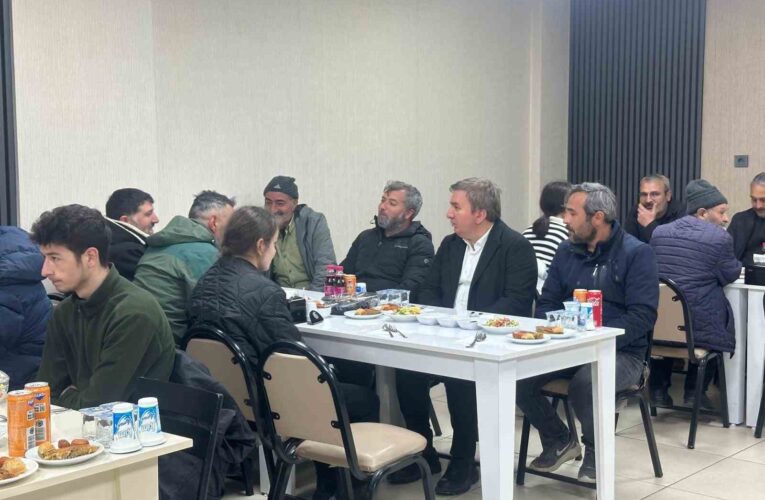 Vali Aydoğdu, maden kazası mağdurlarının aileleriyle iftar yaptı