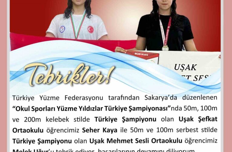 Vali Ergün’den Uşaklı sporculara tebrik