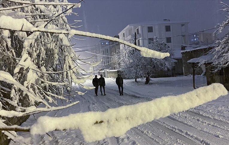 Van’da sağanak ve kar hayatı olumsuz etkiledi