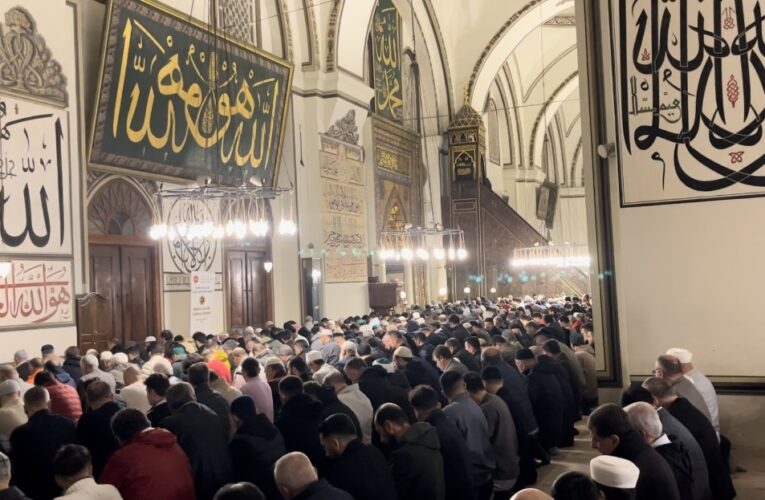 Bursa Ulu Cami’de fetih duası yapıldı