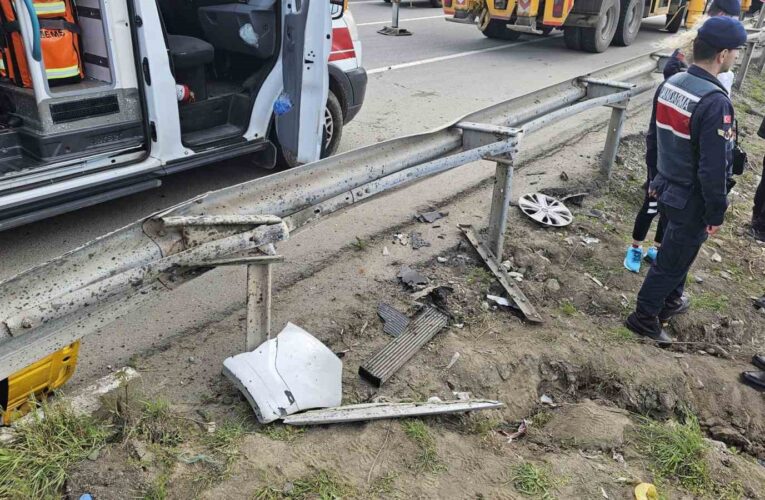 Giresun’da otomobil denize uçtu: 1 ölü