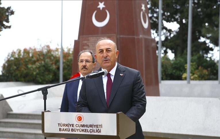 NATO Parlamenter Asamblesi Türk Delegasyonu Başkanı Çavuşoğlu, Azerbaycan’da temaslarda bulundu