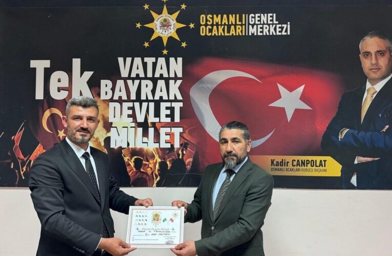 Osmanlı Ocakları Adana İl Başkanlığı’na Azad Seyitoğlu atandı