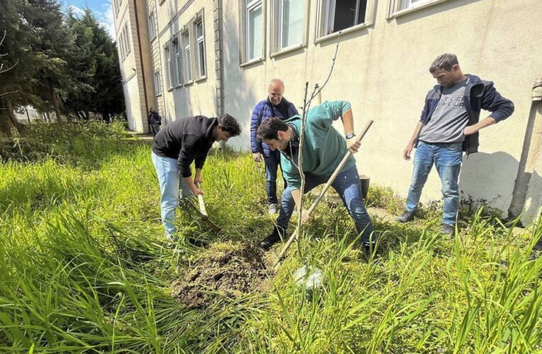 SUBÜ öğrencileri fidanları toprakla buluşturdu