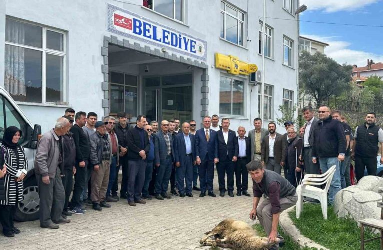 Tavşanlı’nın Balıköy beldesinde devir teslim töreni